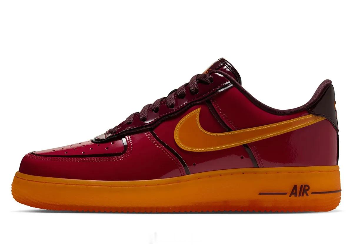 Nike Air Force 1 Low “Gym Red” 红金漆皮配色曝光N