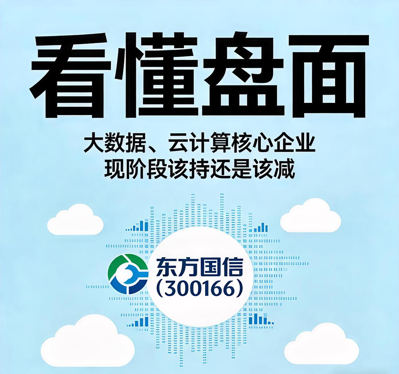 [燃烧的心]看懂盘面：大数据、云计算核心企业 东方国信（300166）现阶段该持