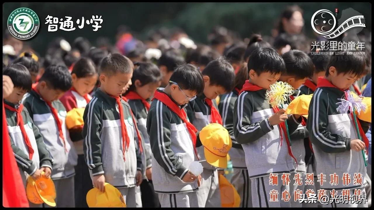 郑州经开区智通小学开展清明祭扫活动