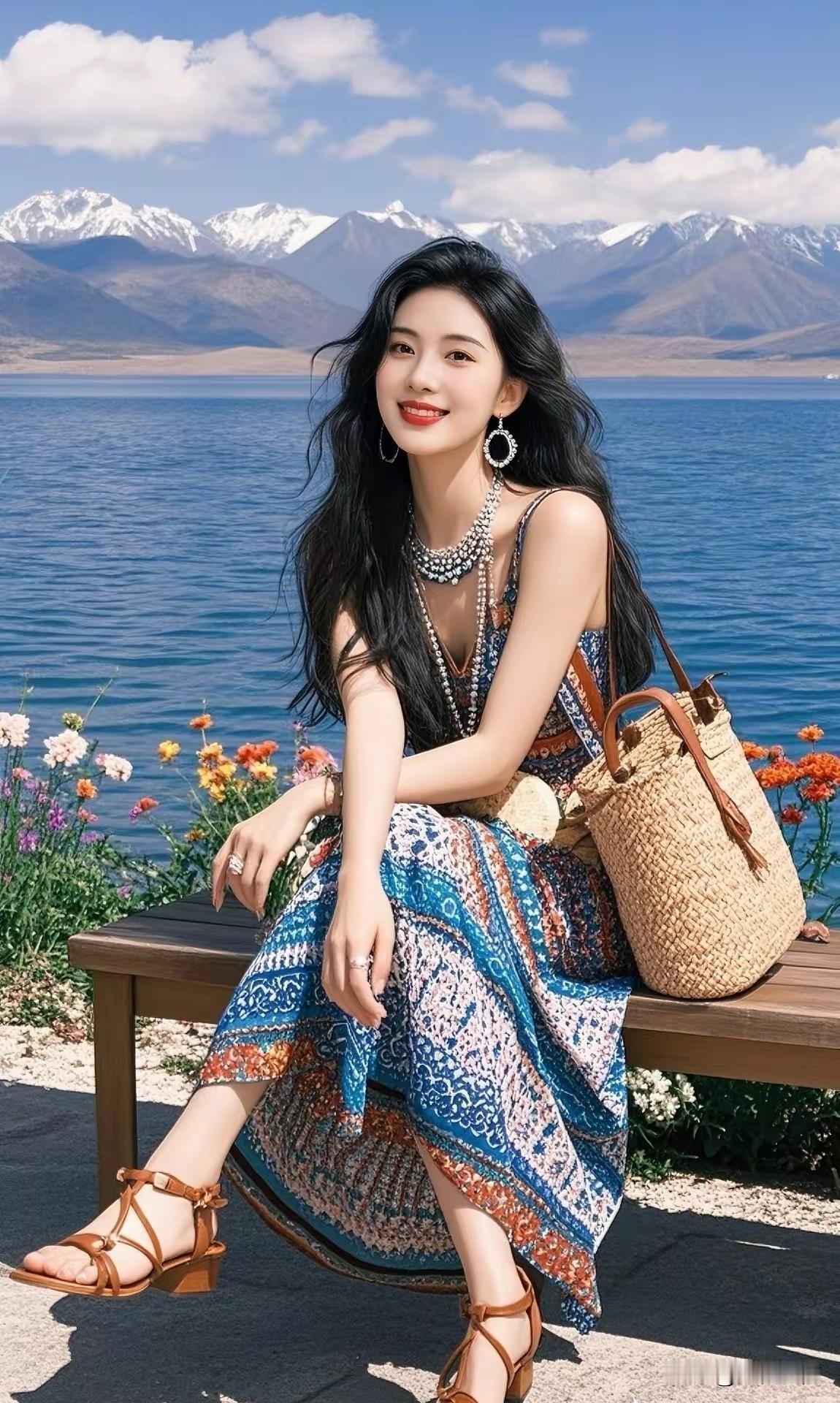 在湖畔享受美好时光，与自然融为一体