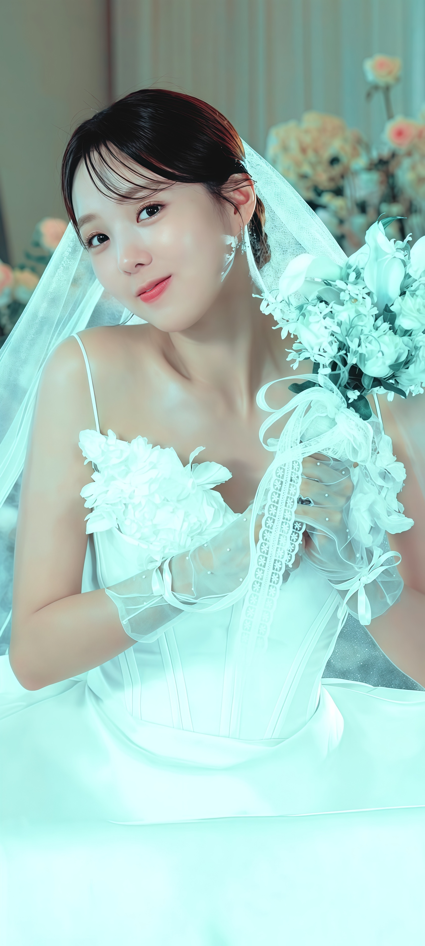 蔡秀彬绿色系婚纱壁纸更新女神这一组真的太美妙了啊  专栏 · LOVE蔡秀彬头像