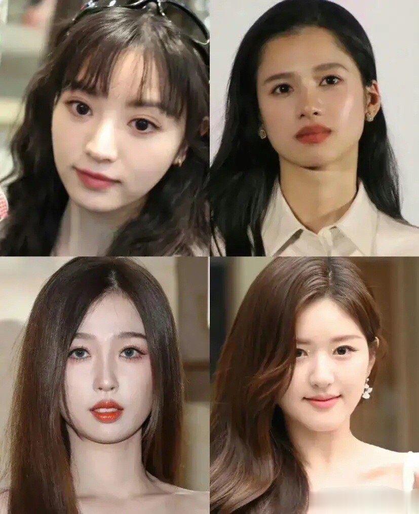 #95花四顶流生图#95花四顶流：田曦薇、张婧仪、虞书欣、赵露思 的生图好美，你