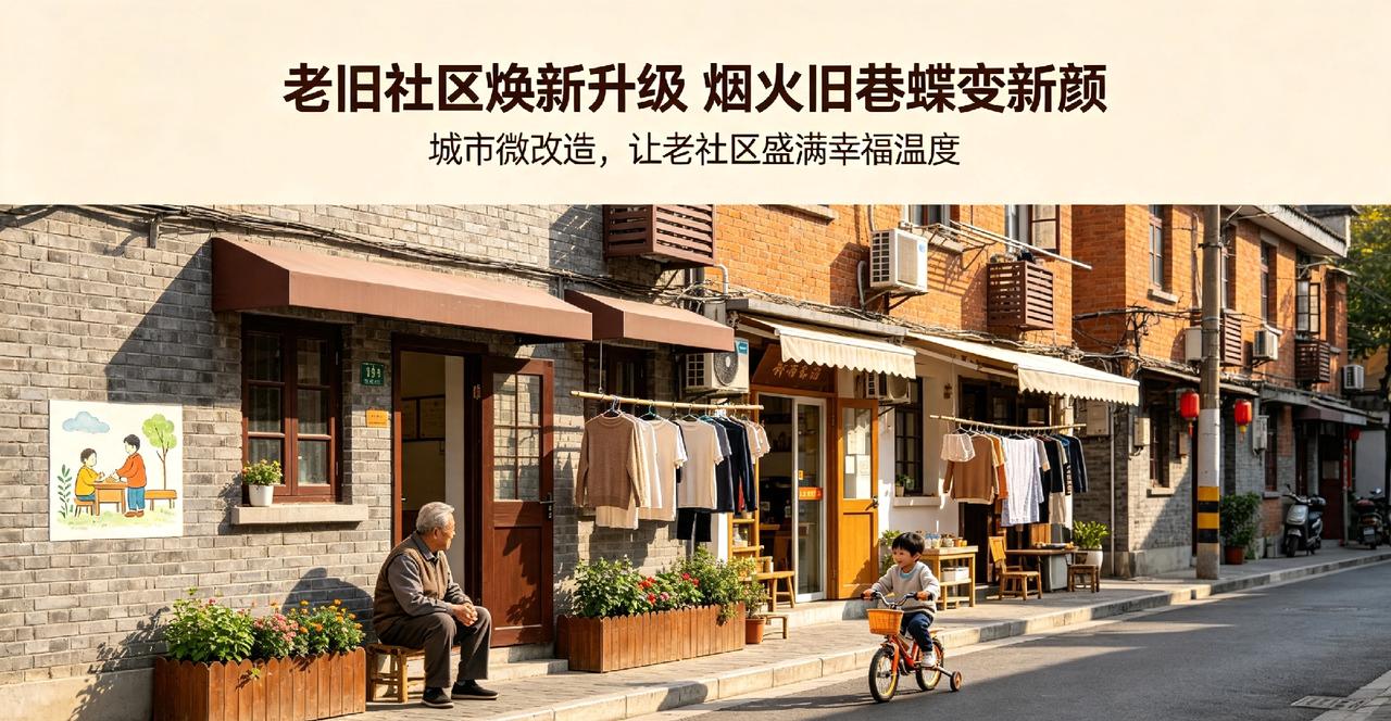 老旧社区焕新升级 烟火旧巷蝶变新颜

 
城市微改造，让老社区盛满幸福温度