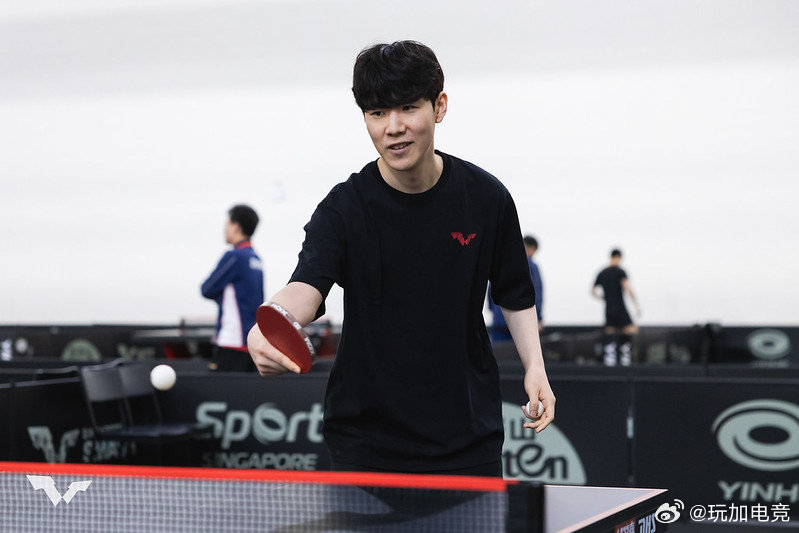 WTT官方相册里的TheShy🏓TheShy现身WTT赛场 theshy打乒乓