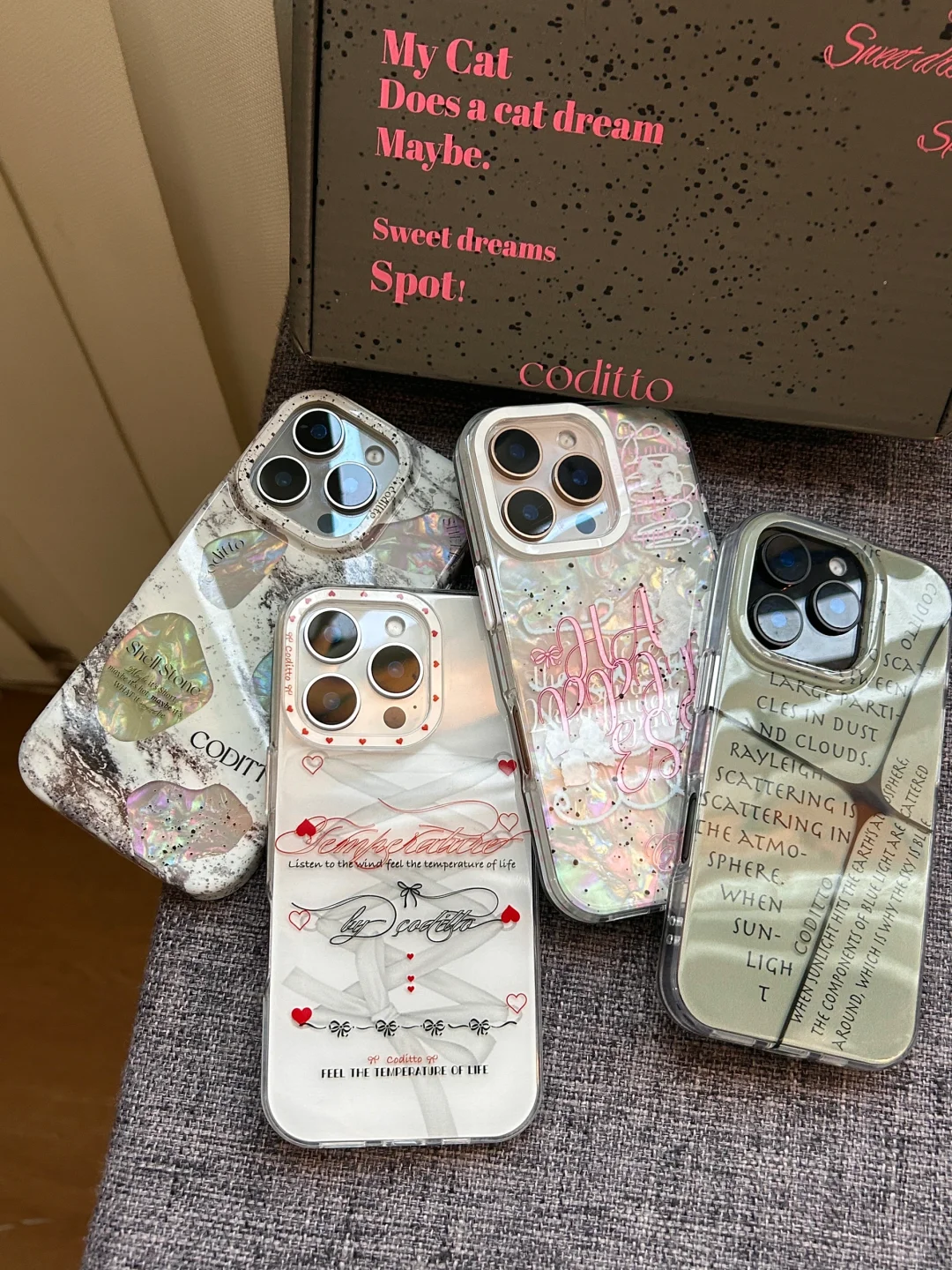 很喜欢的4款ins风氛围感高级感手机壳！！！