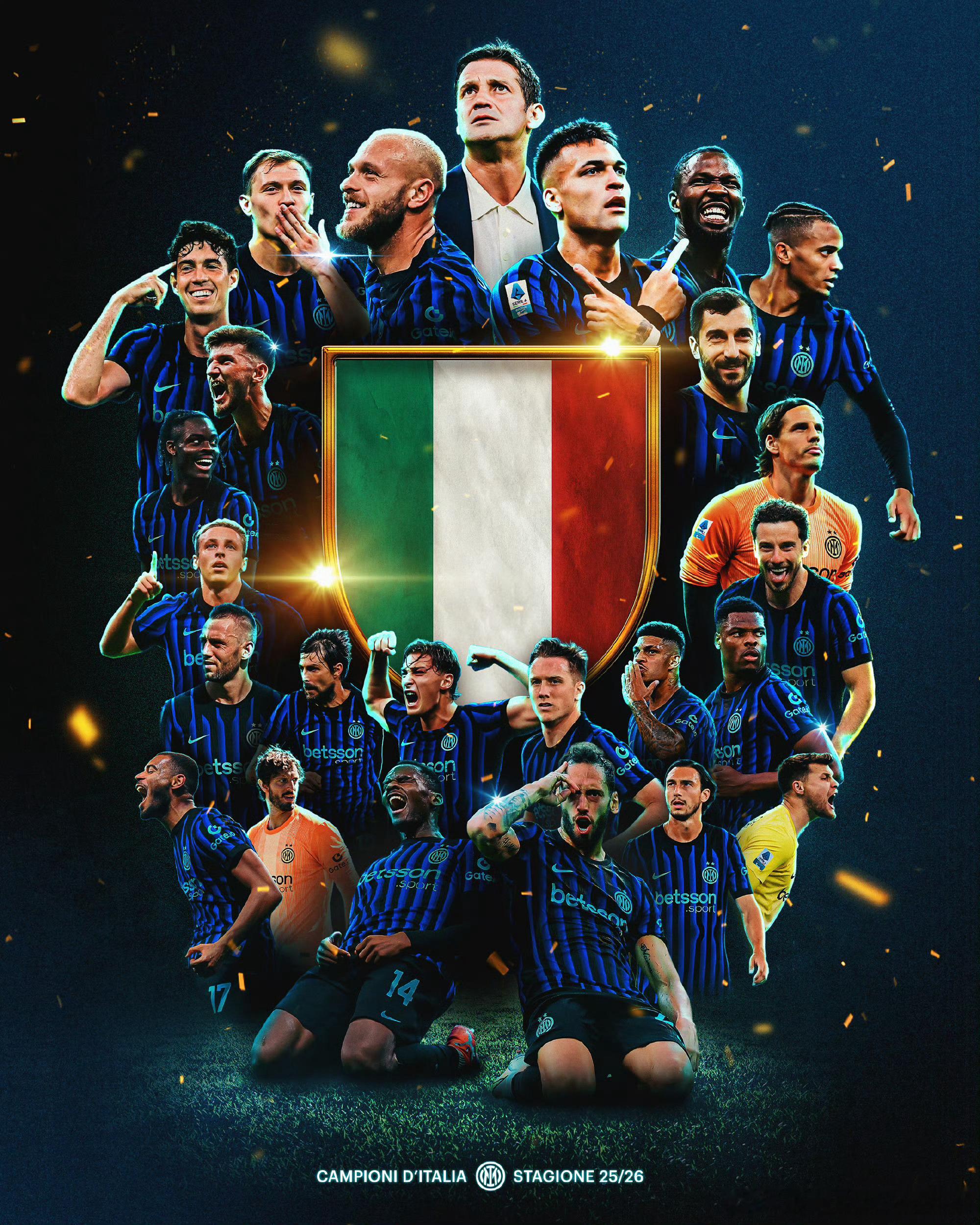 提前三轮！第二十一冠！！我们是冠军！！！forzainter