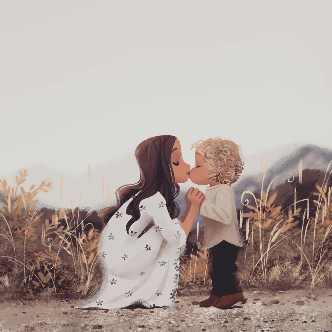 人，即使活到七八十岁，有母亲在，多少还可以有点孩子气。失去了慈母就像花插在瓶子里