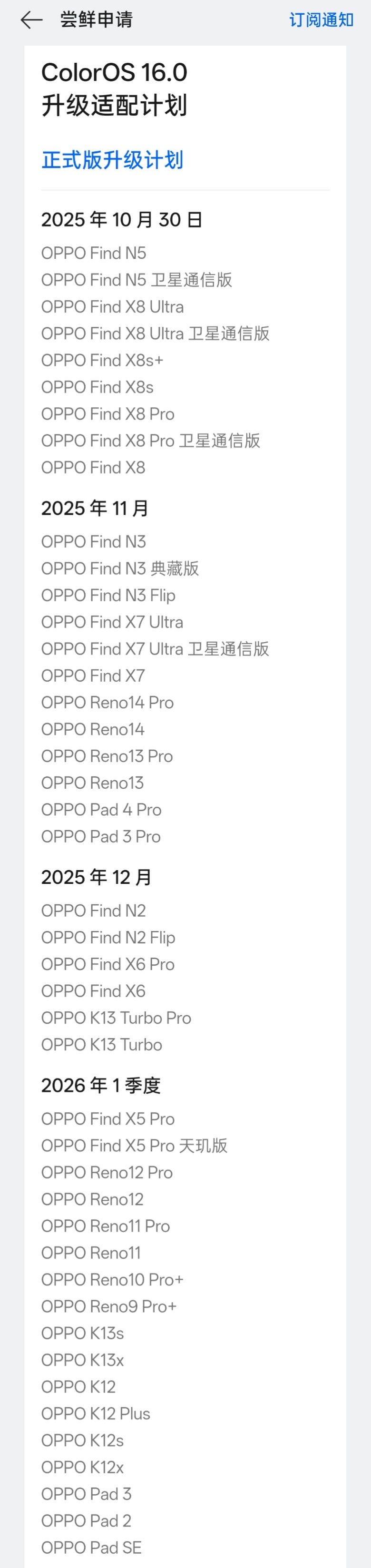 ColorOs 16.0 升级适配计划[哆啦A梦吃惊] ​​​