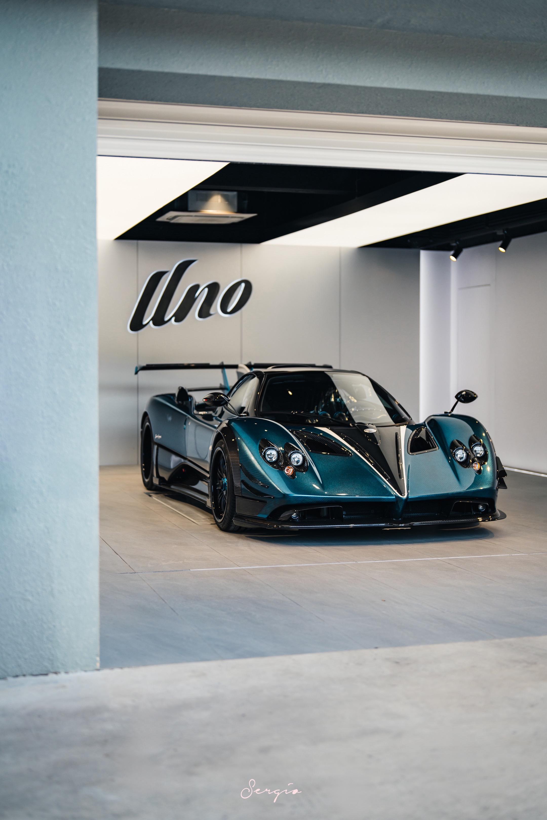 帕加尼Zonda崑崙实车真的太美了。在前两天的Uno赛道日上终于见到了...