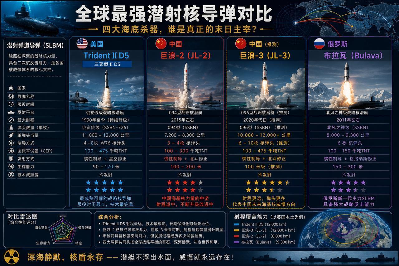 英国的潜射弹道导弹系统以Trident II D5为核心，是英国唯一战略核威慑力
