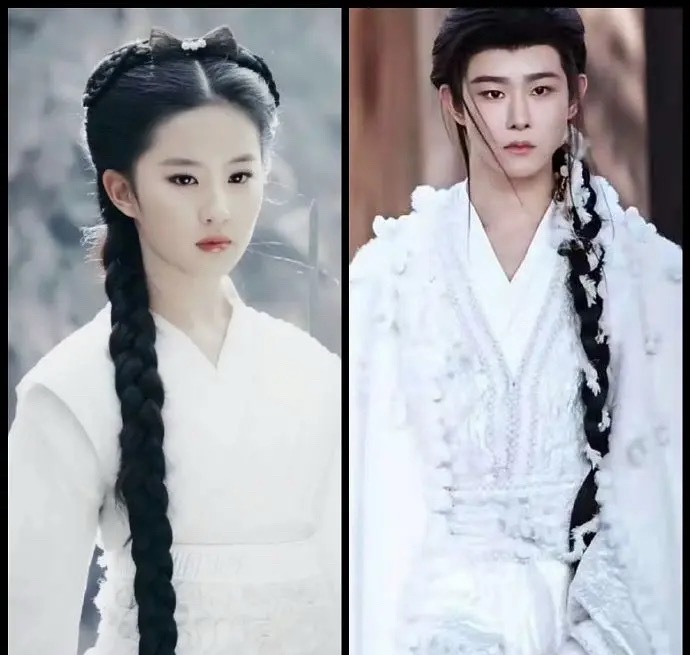 田嘉瑞这造型灵感是来源于刘亦菲的小龙女吗？ 