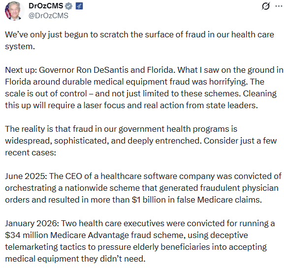 医疗系统里的欺诈。 