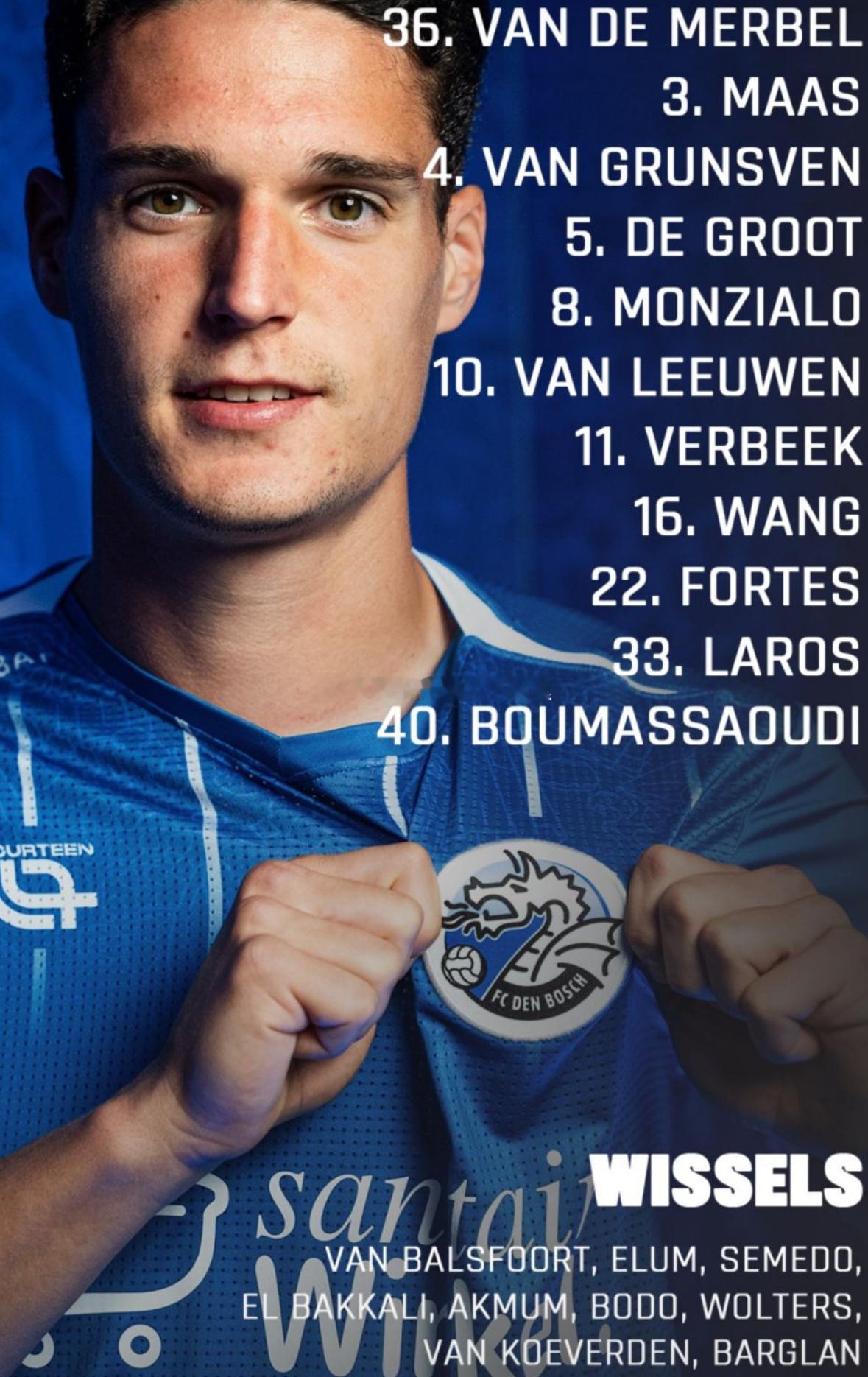 本轮荷乙联赛 刚刚结束国家队任务的王博豪继续首发出战！！！