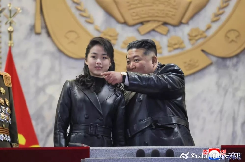 2026年2月25日金正恩携女儿出席朝鲜劳动党第九次代表大会历史影像