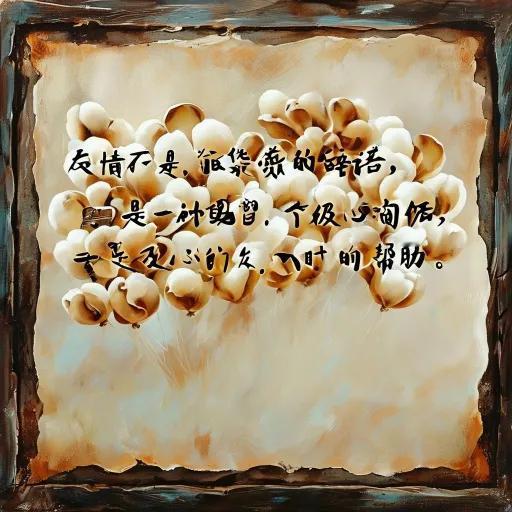 友情如水，清淡却深长，无声胜有声，温暖常相伴#愿我们都麋余劳# #旧作与君共勉#