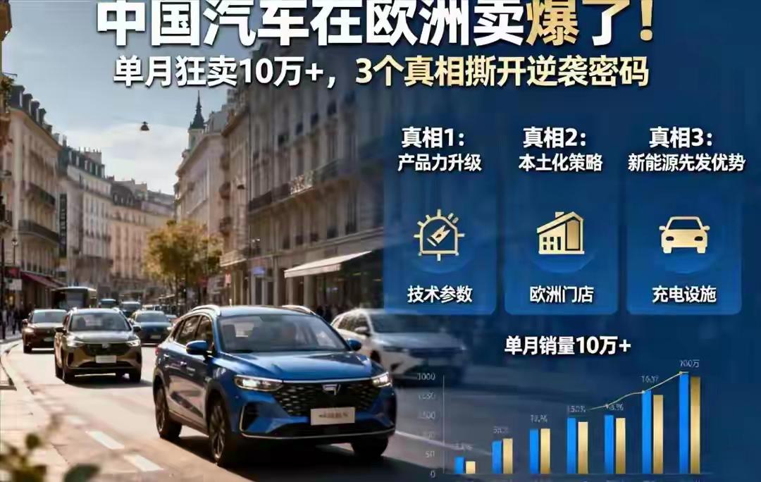中国车在欧洲销量涨了111%，这数据乍一看相当亮眼，感觉咱们的车在欧洲市场那是一