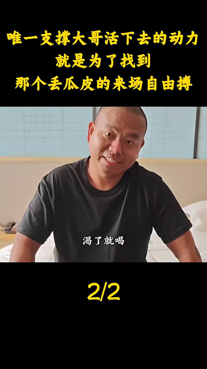 唯一支撑大哥活下去的动力就是为了找到那个丢瓜皮的来场自由搏。
身体里的血脉也是觉