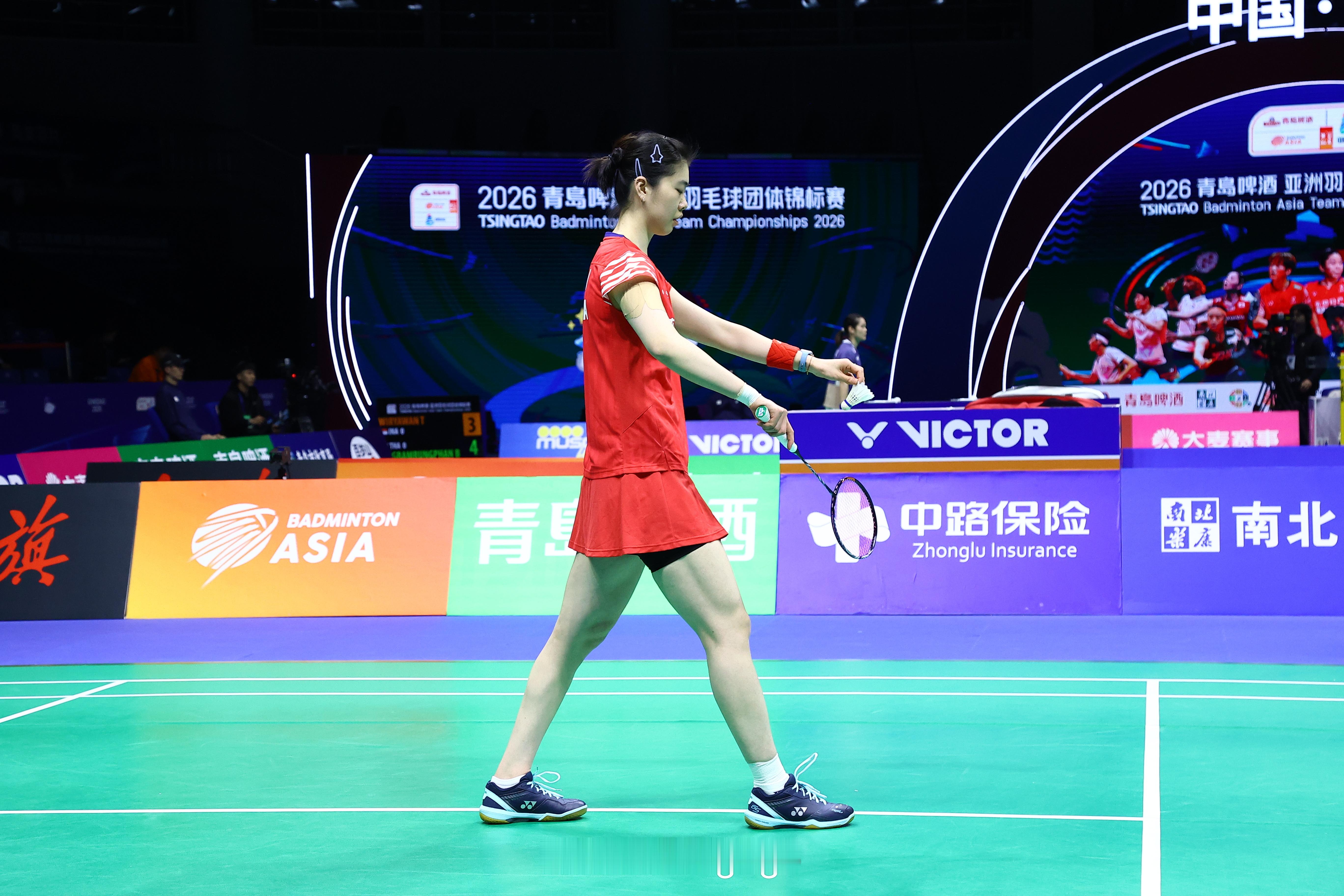 2026亚洲羽毛球团体锦标赛 女团半决赛：中国 1-0 中国台北第一场 女单 高