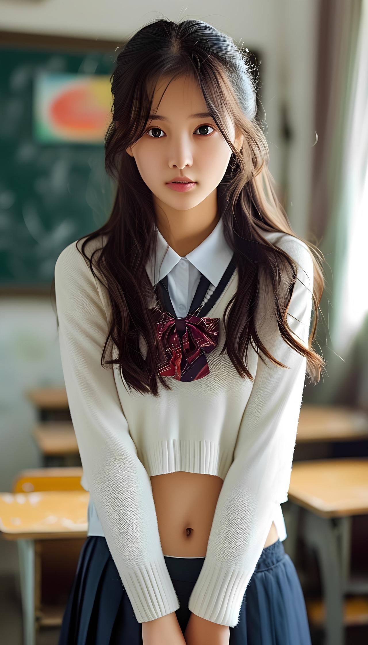 #清纯甜美