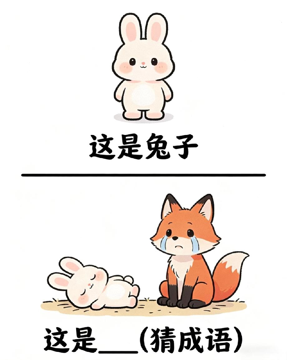 兔子死了狐狸哭的梗，评论区答案一个比一个秀！