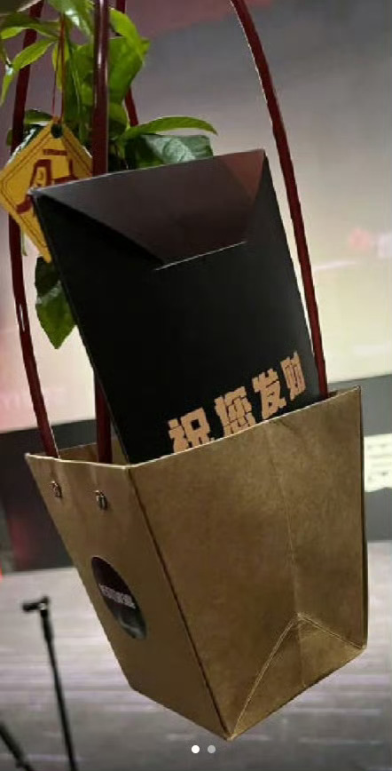 #追风者 男女主没感情线#我们剧戏里戏外处处透着“搞钱”的气质，看片会送发财树，