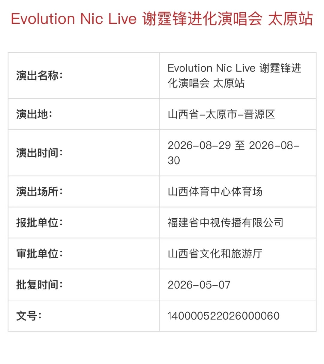 终于等到谢霆锋来太原谢霆锋演唱会打卡千年古都谢霆锋太原站 终于来了 