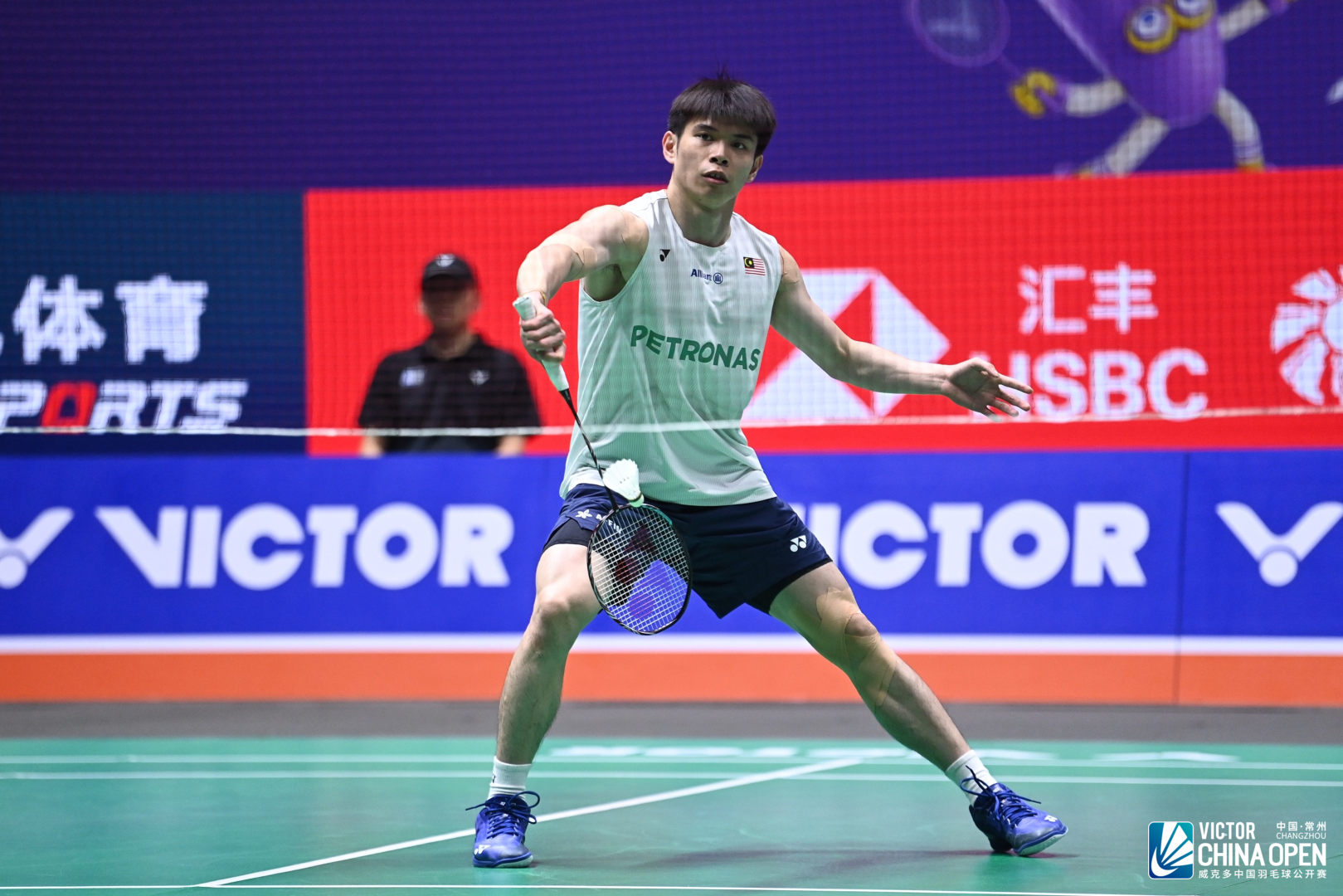 梁峻豪🇲🇾 21-10、21-14 🇮🇳普兰诺伊下轮对手：翁泓阳🇨🇳