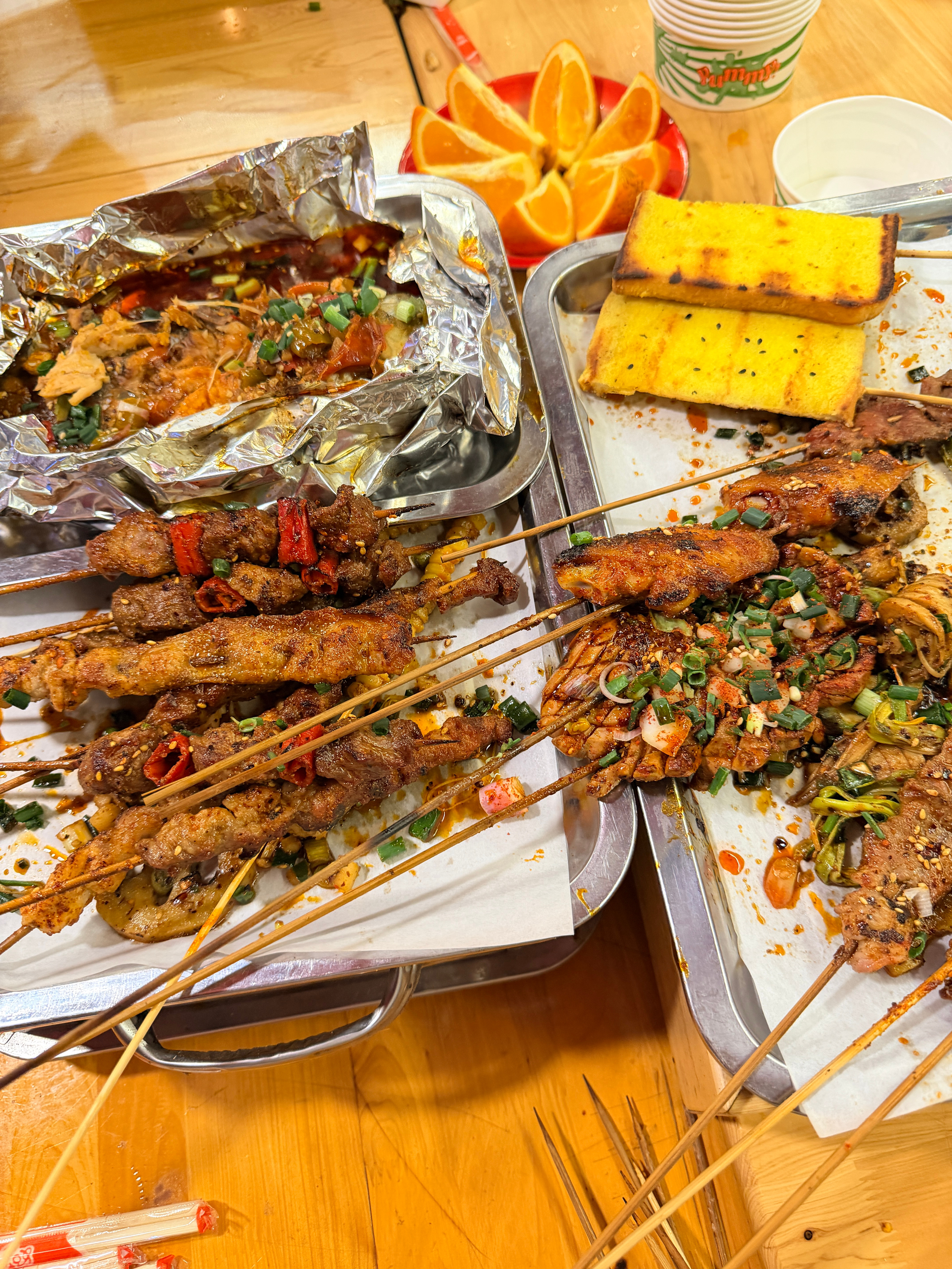 吃到了重庆我心目里No.1 的烧烤🍖太好吃了吧菡菡子的日常重庆美食分享 重庆·