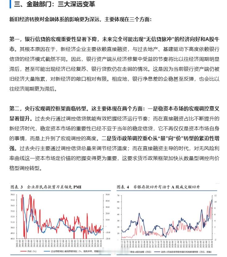 【华创证券：“无地产”复苏，新经济已超越旧经济】旧经济包括地产、基建、上游9个原