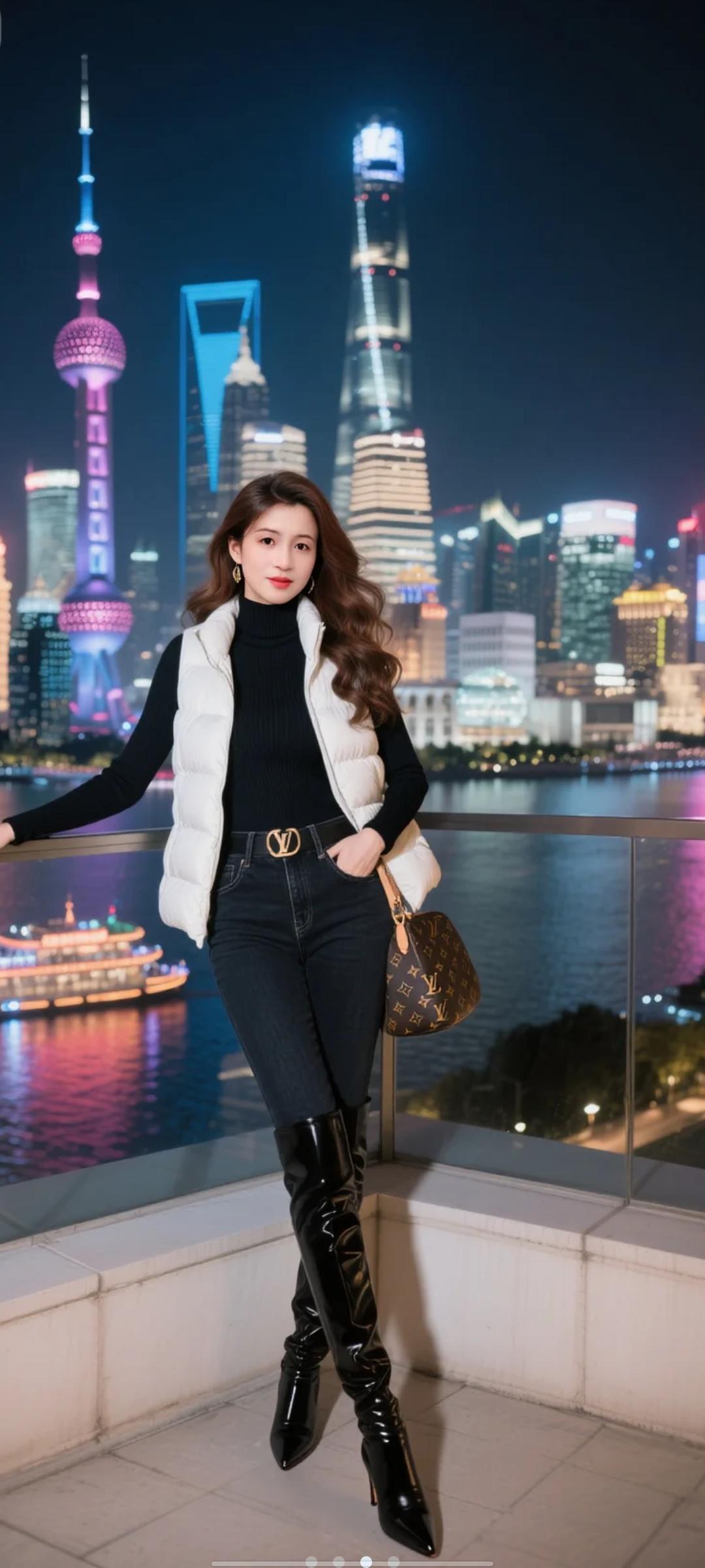 美女休闲穿搭分享