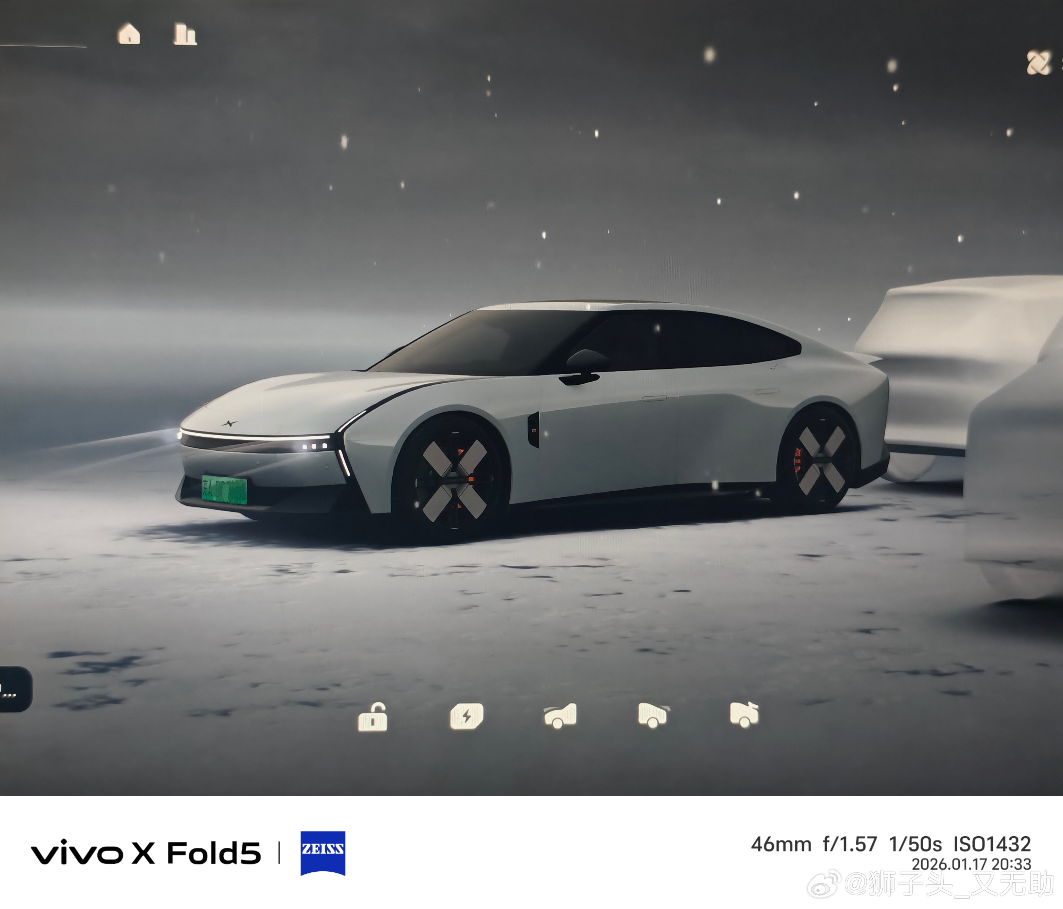 北京又下雪了小鹏p7小鹏汽车