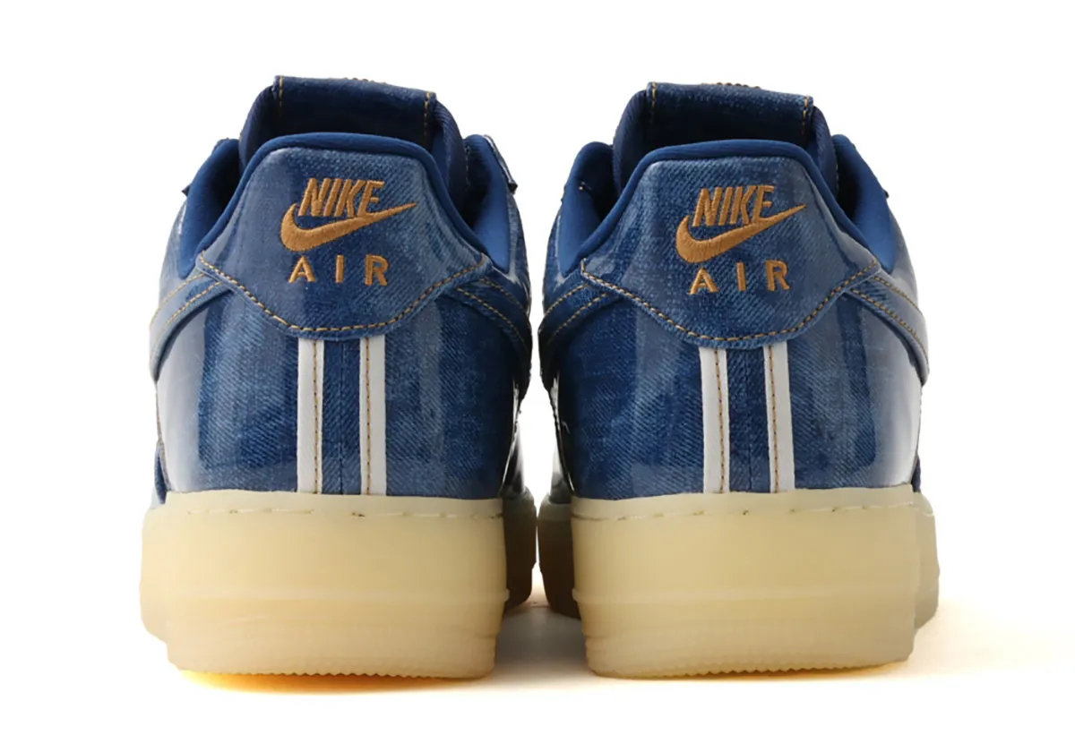 Nike Air Force 1 Low  “Patent Denim”  印了