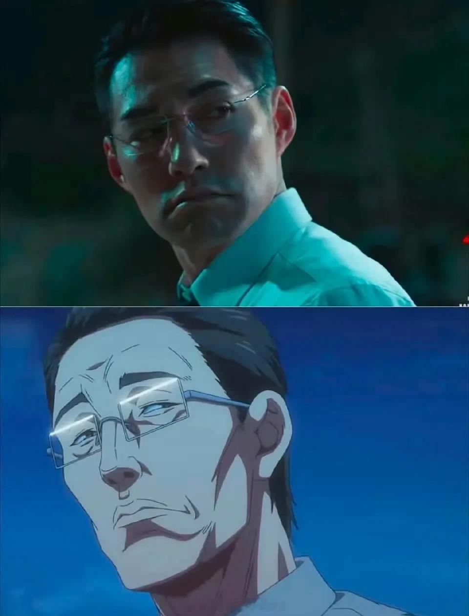 建模脸的鼻祖，这个异人之下我约了  老叔年轻的时候就已经建模脸了，老了仍是建模脸