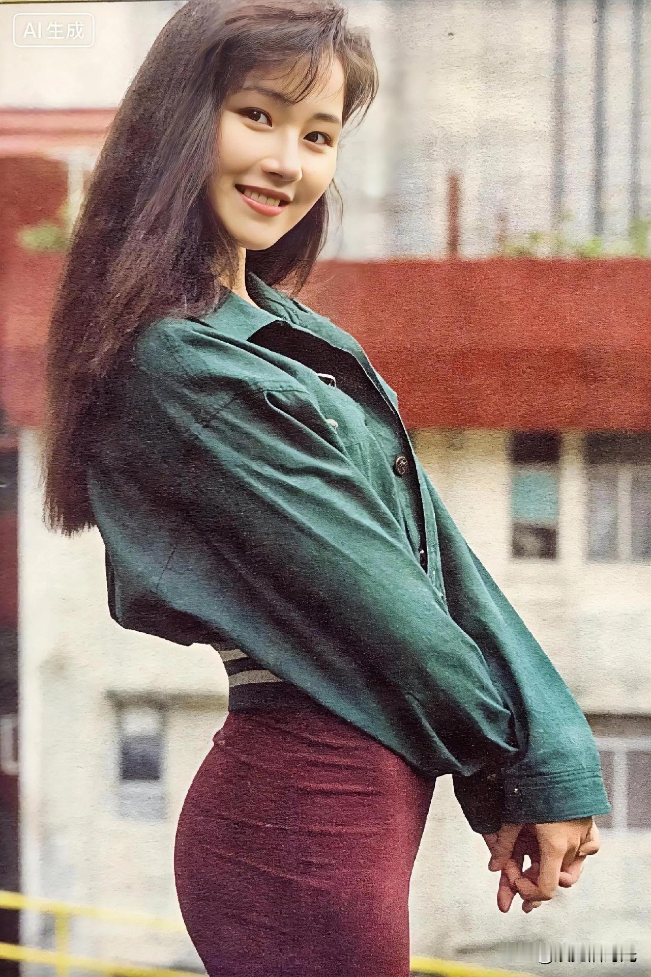 就这身材和脸蛋，怪不得被婚纱店老板相中。

万绮雯是误打误撞进入娱乐圈的。她家境