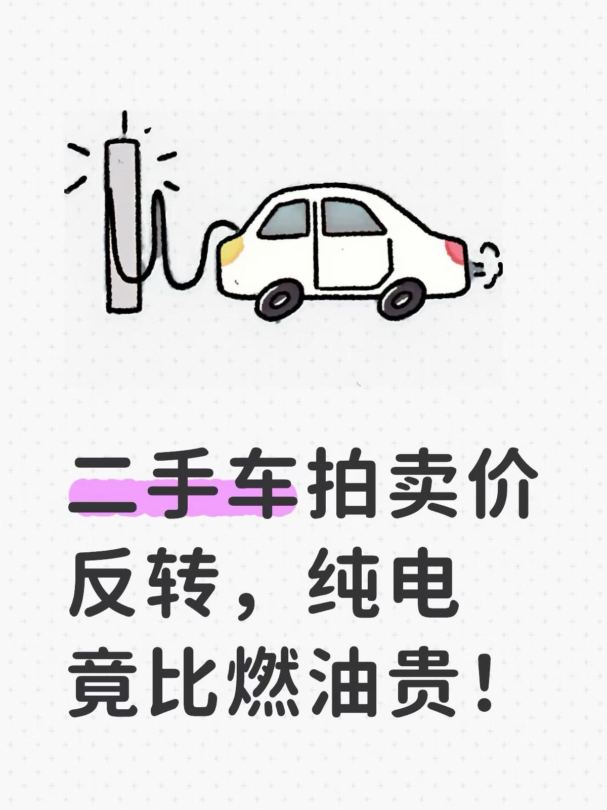 二手车拍卖价反转，纯电竟比燃油贵！
近日，中国拍卖行业协会发布了《机动车拍卖市场