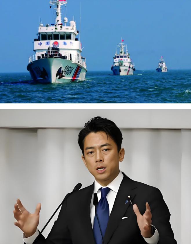 机关炮都来了！钓鱼岛海域，日本渔船疑似非法闯入，中国海警两舰驱离，日防长小泉进次