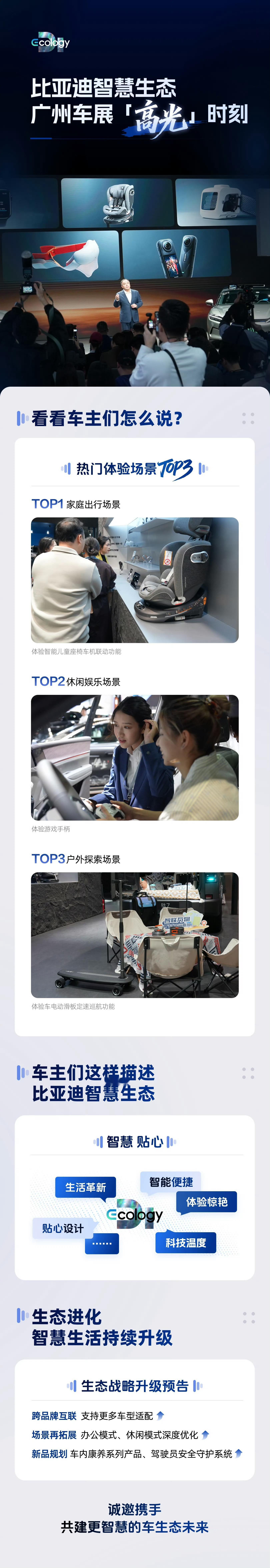 比亚迪智慧生态惊艳广州车展！生态持续进化，智慧生活触手可及邀你一起驶向更智能的未
