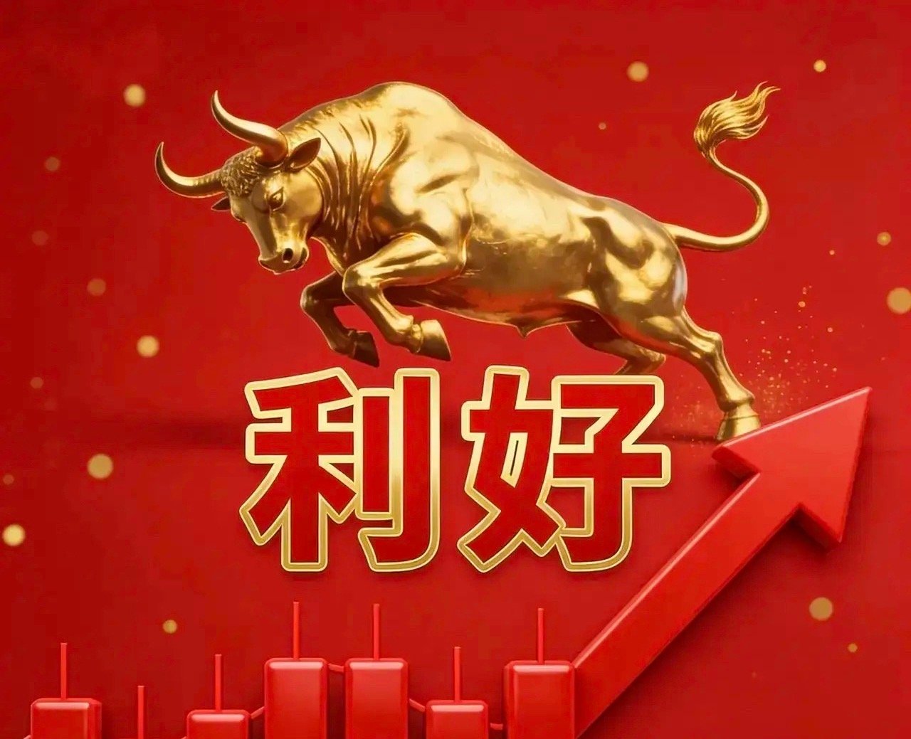 开盘在即，今天A股的中大阳线或已在路上哦……周末利好很多，利空也不少，利空主要还