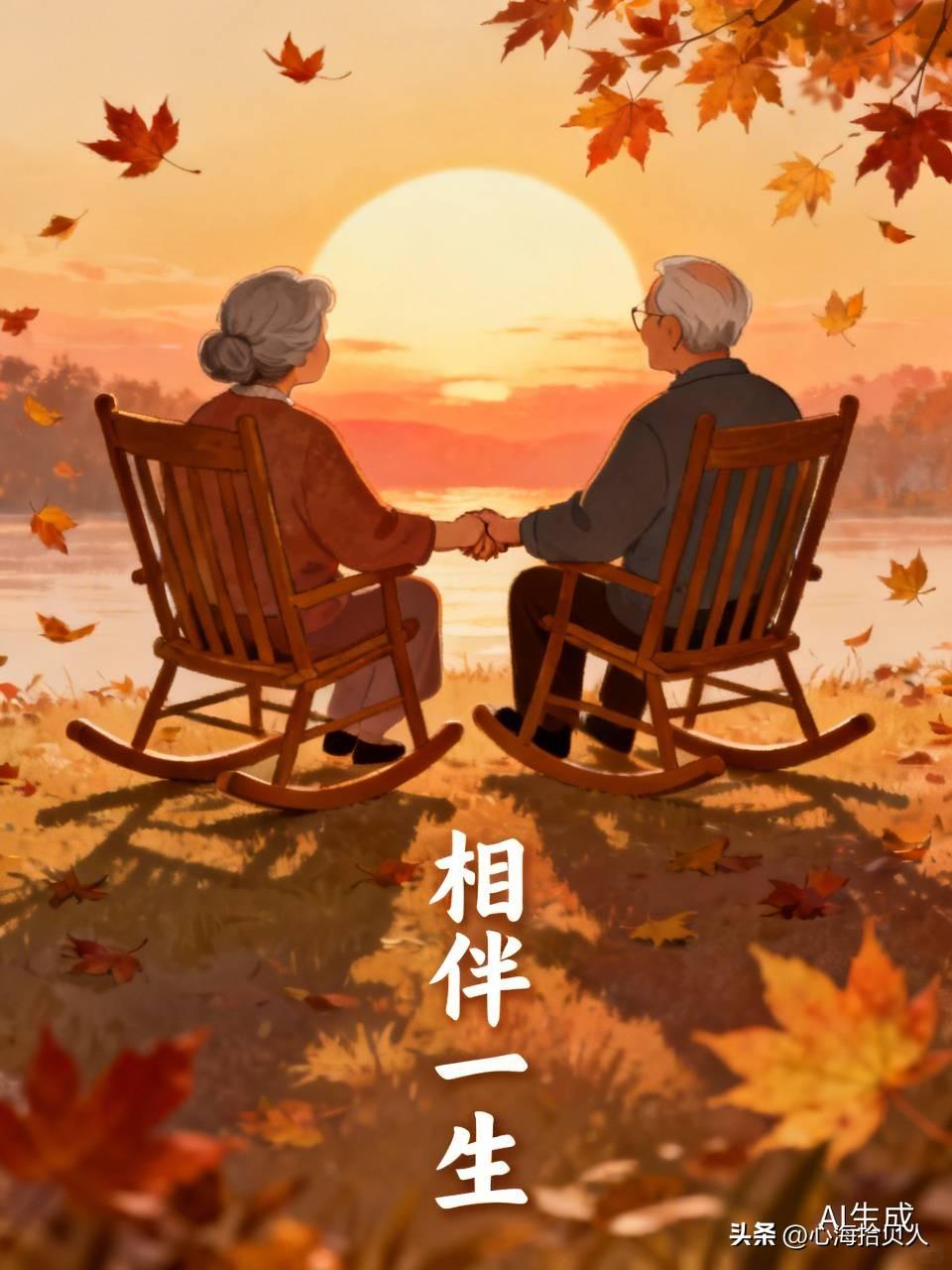 结婚三十多年，年轻的时候总是为柴米油盐不停争吵。
那时候我总觉得两个人感情淡薄，