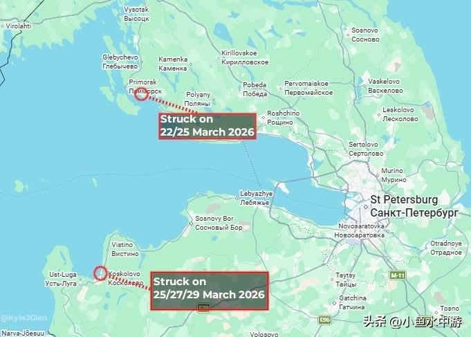 乌克兰无人机在一周内第三次袭击了俄罗斯位于波罗的海的乌斯季卢加港石油出口设施。