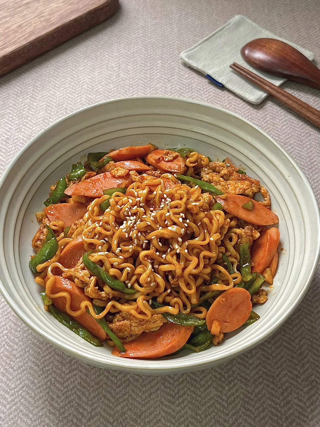 炒火鸡面太太太好吃了🤤锅气满满❗️