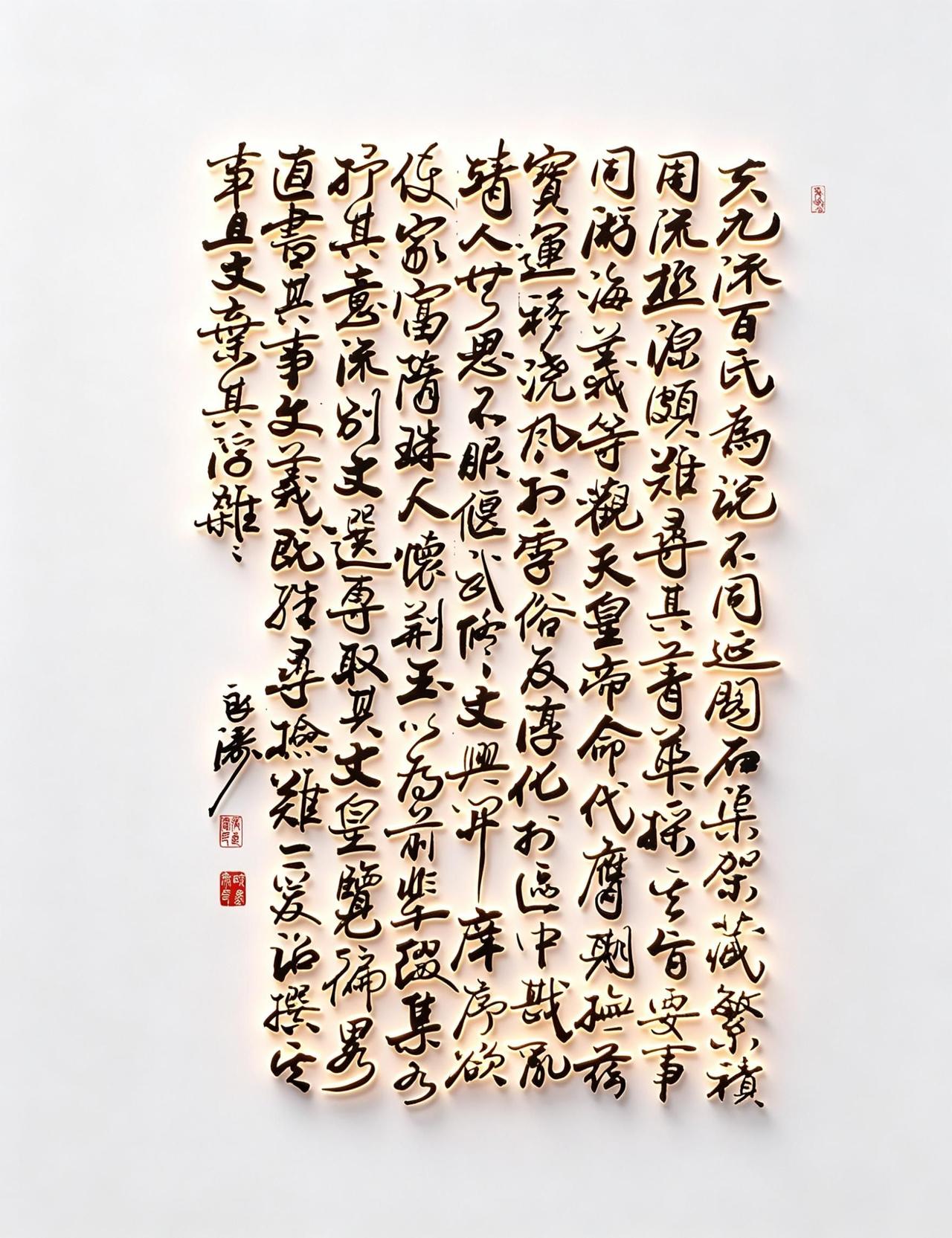 行楷录欧阳询《艺文类聚序》。览者易为功，作者资其用——古人之用心，今人犹可鉴。书