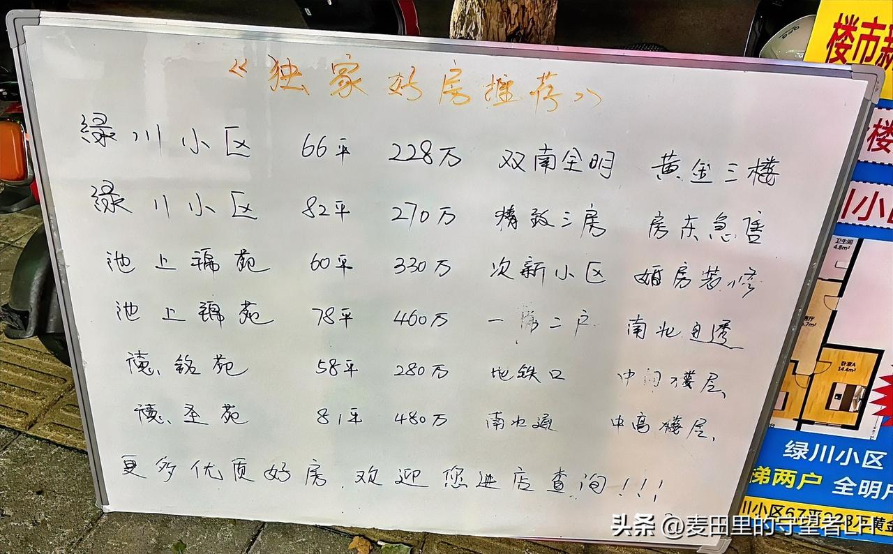 这几年上海的房价，不比股市的风险小啊！
今天路过一家，房屋中介公司，看了下前几年