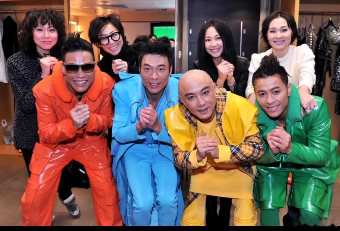 12年后big4演唱会，四对夫妻合影