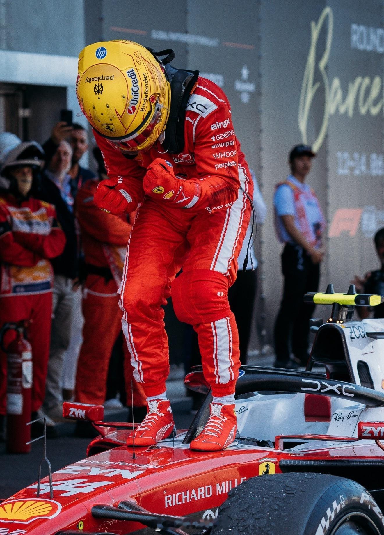 F1 法拉利引擎升级或将决定F1冠军归属|||法拉利在巴塞罗那的表现虽受策略和轮