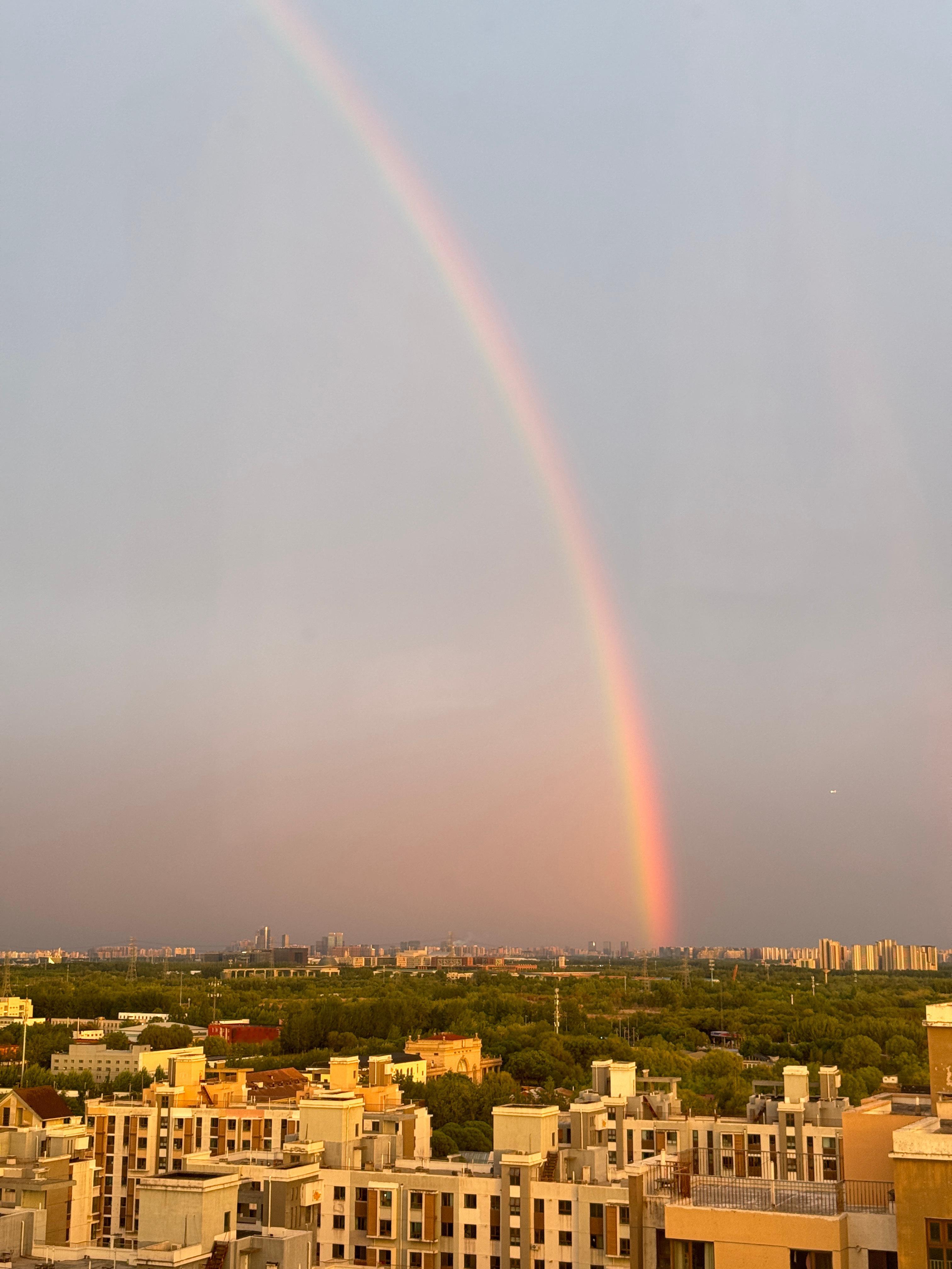 对着彩虹🌈许愿～🙏🏻🎋 