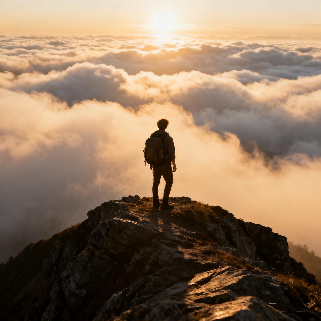 跳出方寸天地宽，
心向山海步履远！
人总容易，被眼前的方寸所囿，忘了抬头看天地、