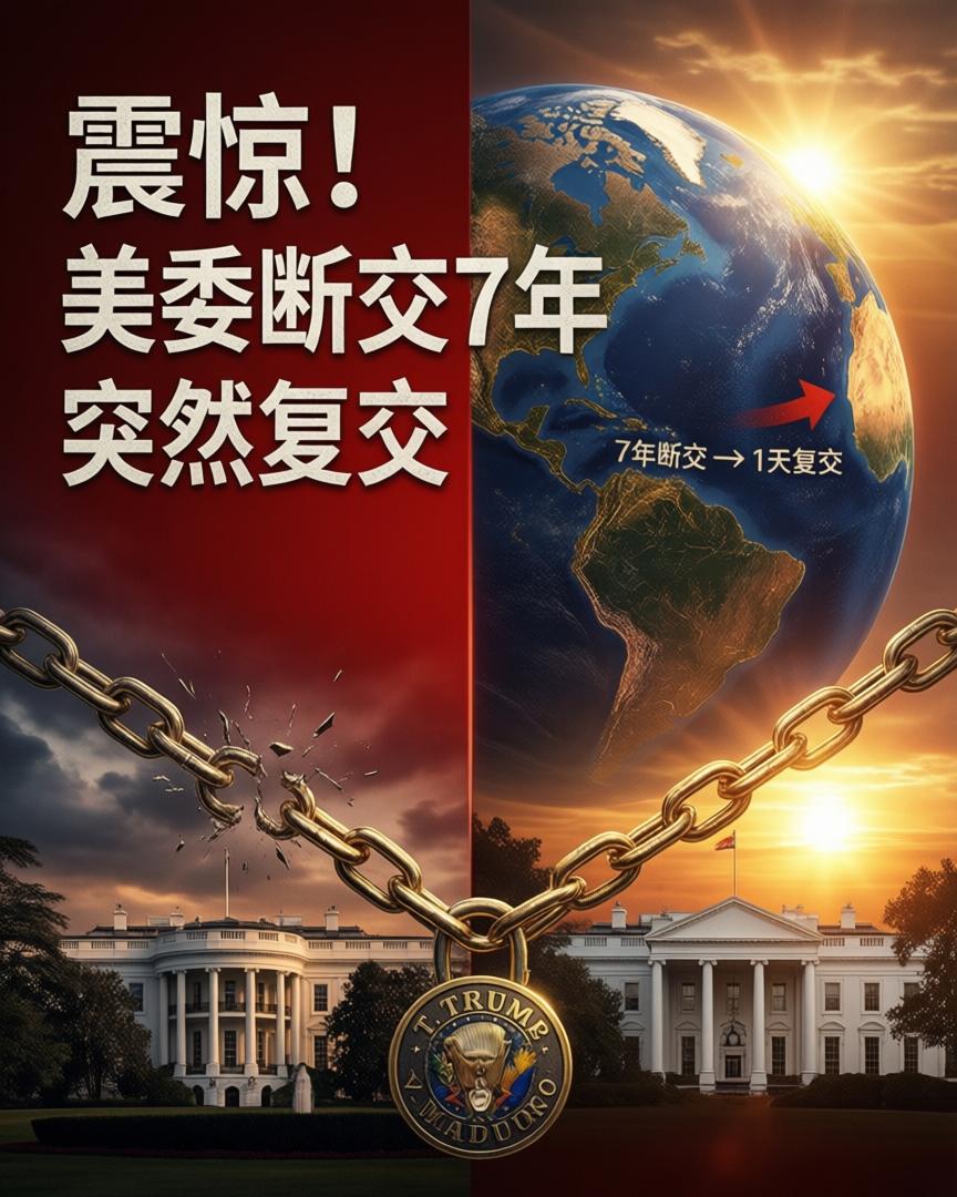 断交七年后，美国和委内瑞拉突然说要复交了。

埃菲社3月5日这条消息，初看像外交