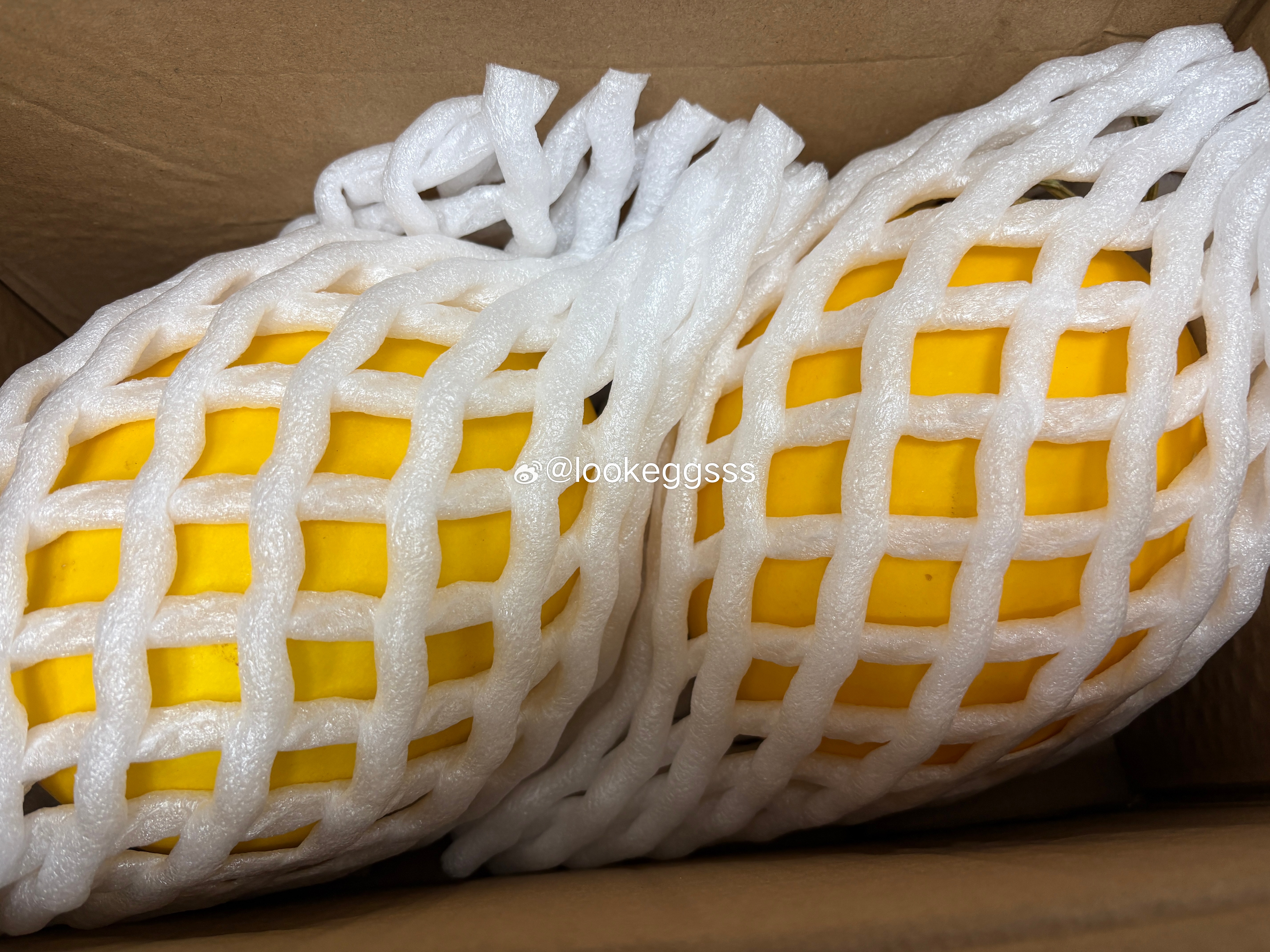 橱窗上新🆕民勤蜜瓜🍈两个装（19.9💰）发顺丰快递📦或者中通图三是我切了