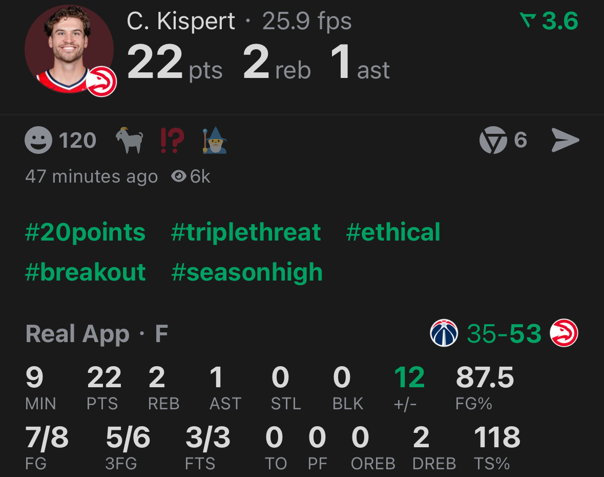 基斯珀特战旧主9分钟22分NBA